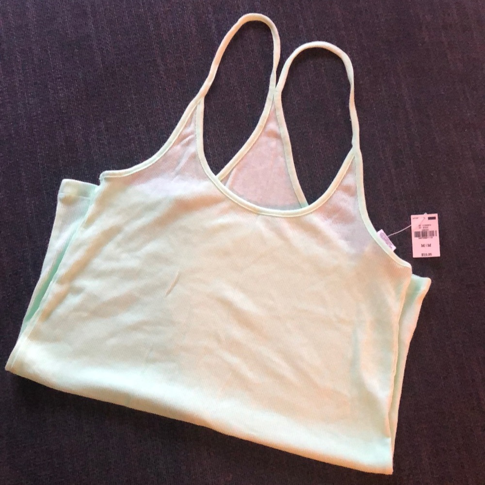 PINK Victoria Secret, size M racerback tank.